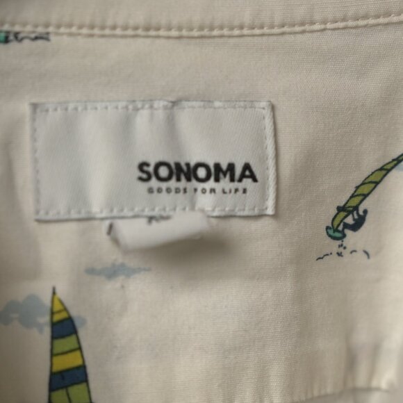 Sonoma Surfing Button Down Short Sleeve Shirt - Picture 3 of 3